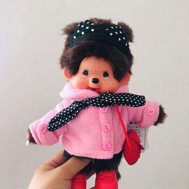 【พร้อมส่ง】monchichi พวงกุญแจ Monchi Bebichhichi Tuffy Monchhichi Keychain Limited Plush hipper kitty