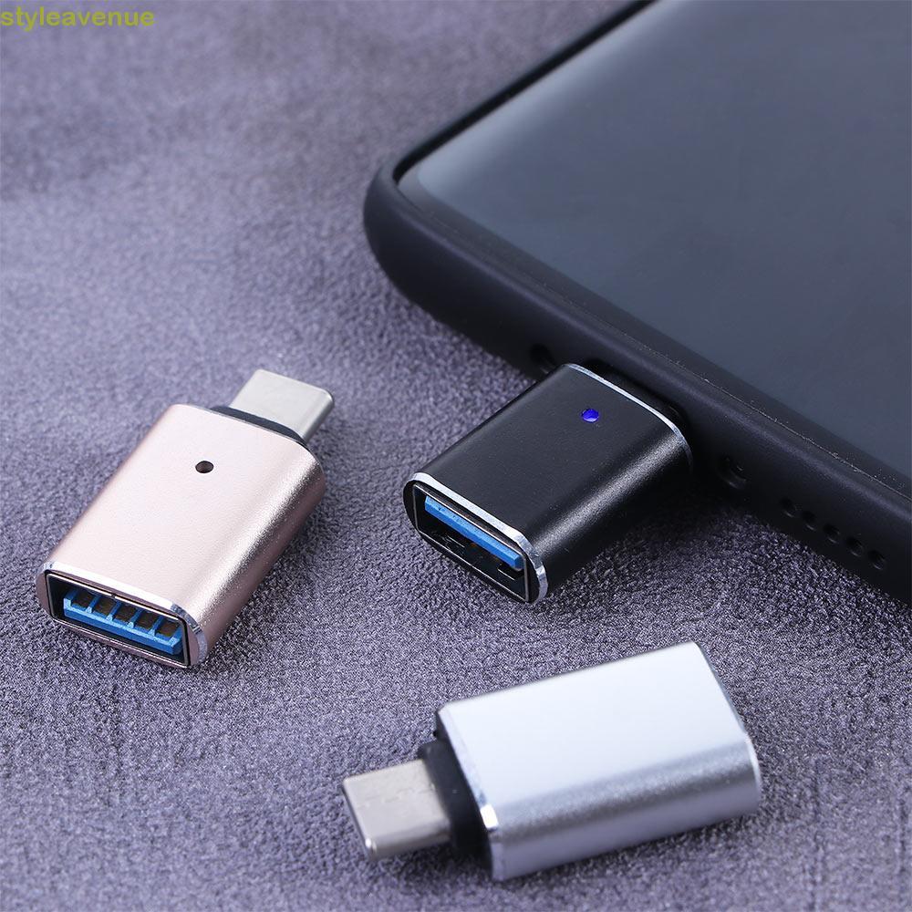STYLEAVENE OTG Cable Accessories Type C Male Charging Data to USB 3.0 2.0 Female Male to Female For 