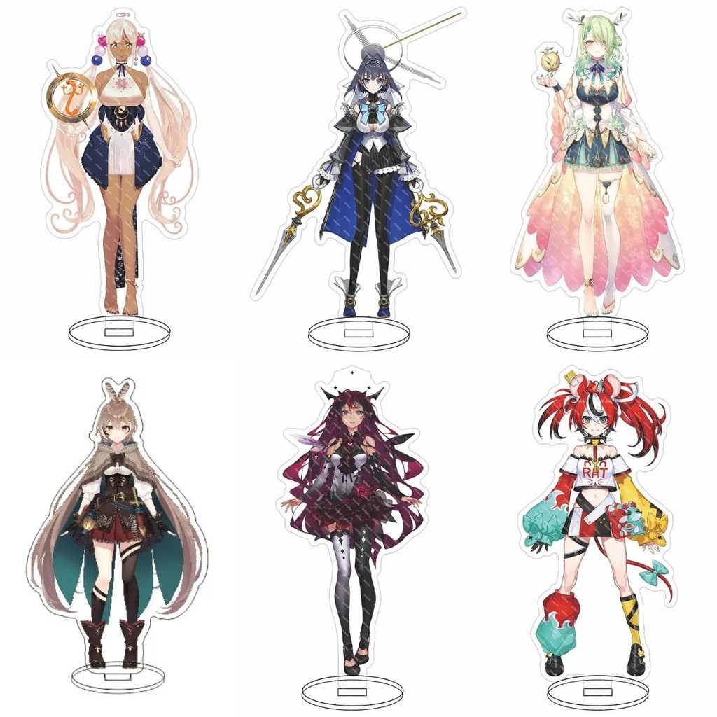 Standee อะนิเมะ Hololive EN Vtuber อะคริลิครุ่น Ceres Fauna Hakos bauz Ouro Kronii Nanashi Mumei IRy