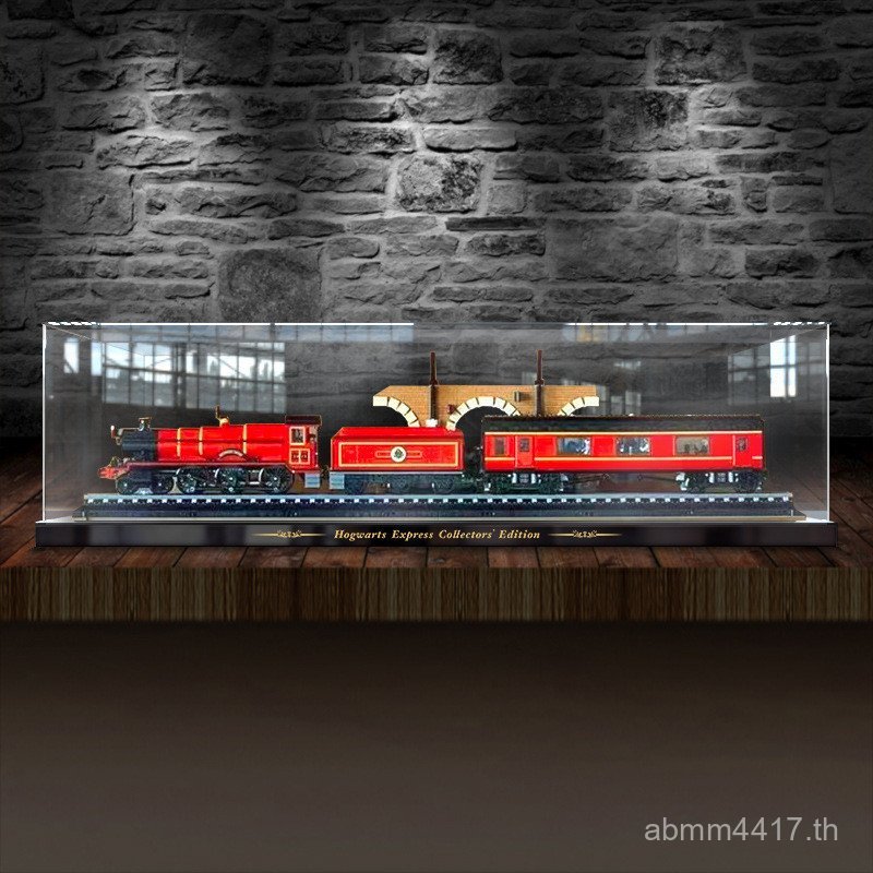 เหมาะสําหรับ Wogao กล่องเก็บของจอแสดงผล Acrylicho กันฝุ่น 76405 กล่องช่องสถานีรถไฟ Harry Lez Potter 