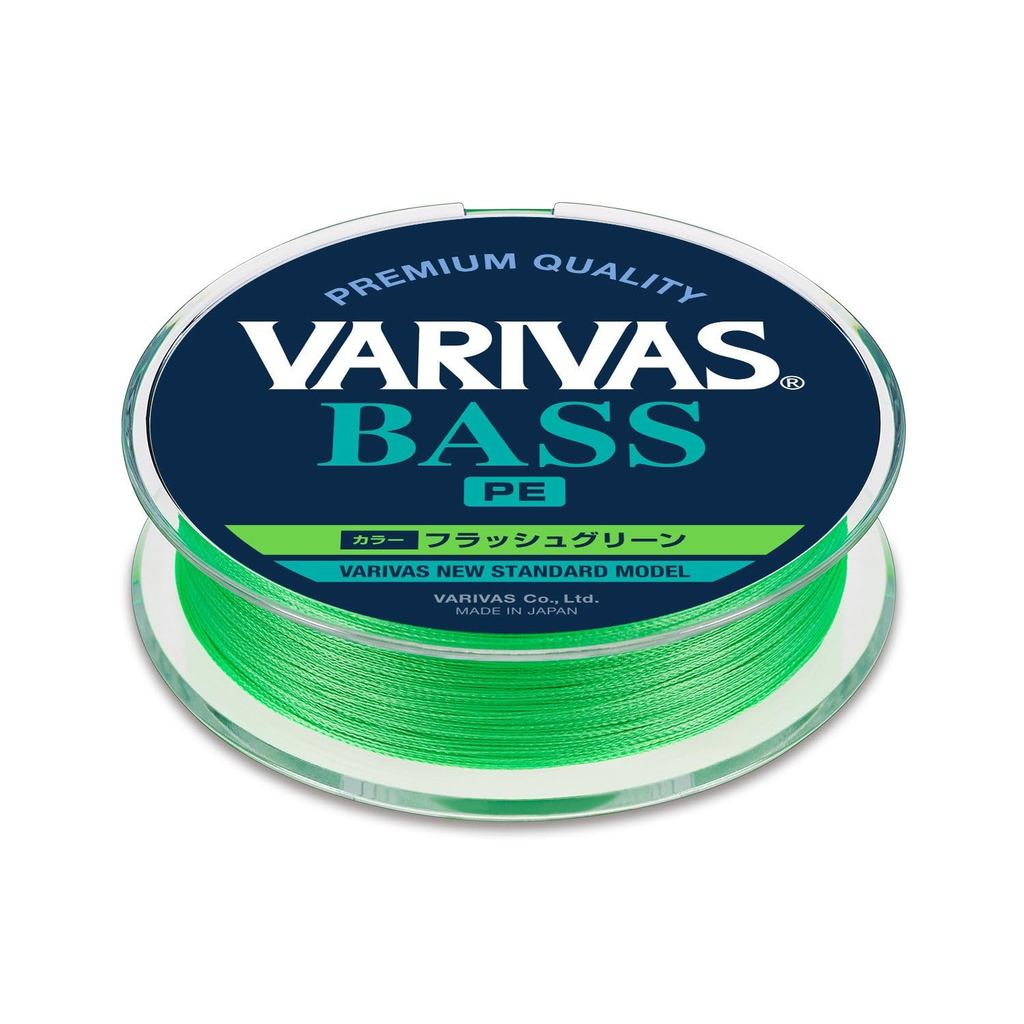 VARIVAS Bass PEX4 150m Flash Green 0.8号 (15LB) Fishing Line