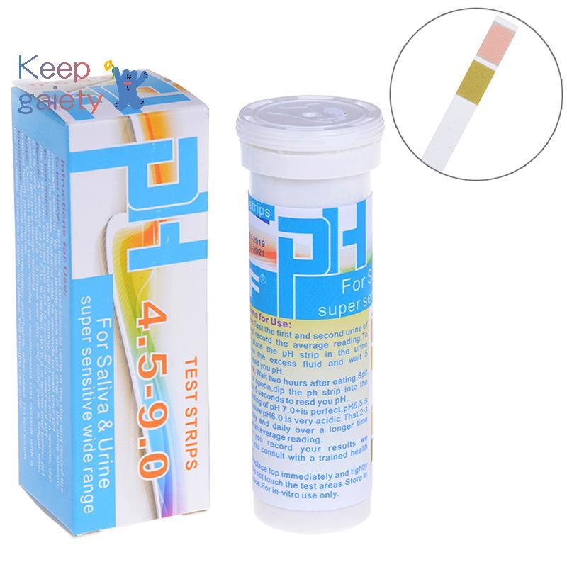 [Kpt-t] 150 Strips กระดาษทดสอบ ph บรรจุขวด ช่วง ph 4.5-9.0 สําหรับตัวบ่งชี้ปัสสาวะและน้ําลาย [ใหม่]