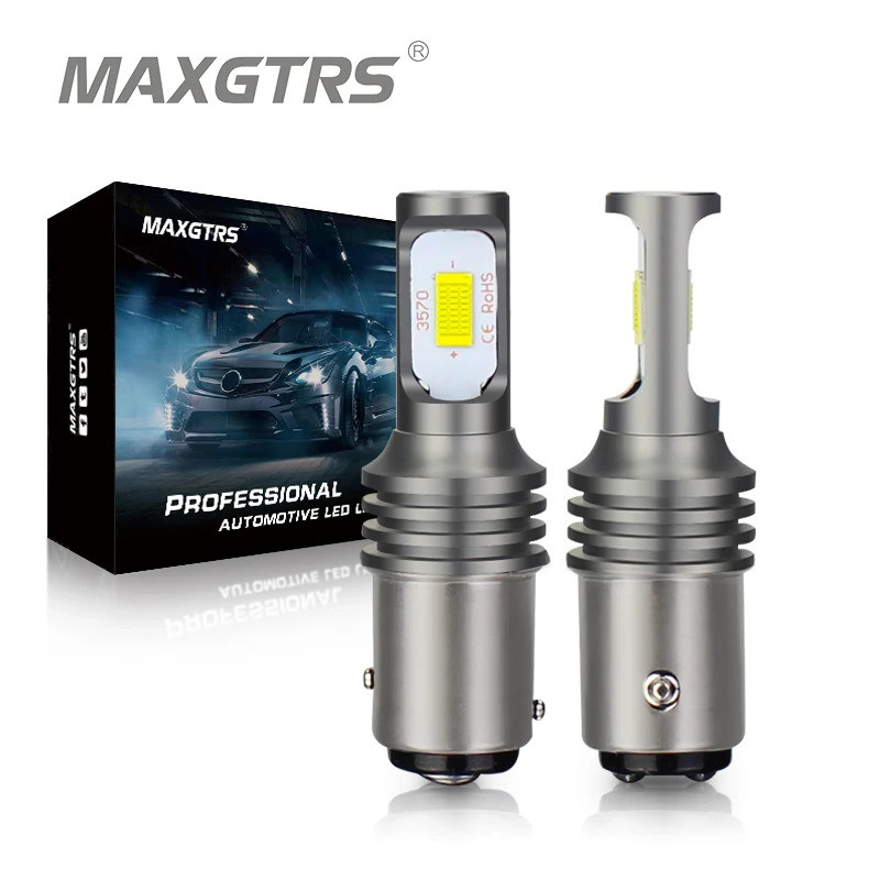2x S25 1157 BAY15D P21/5W 2057 2357 7528 Led 3570 ชิป Canbus หลอดไฟ Led รถ LED สํารองย้อนกลับไฟท้ายเ