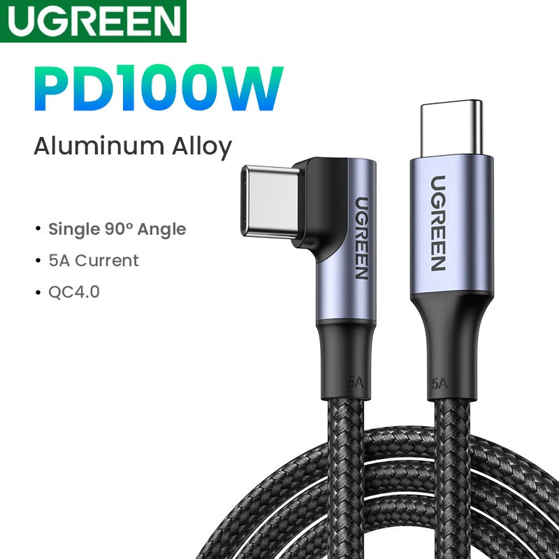 UGREEN สายชาร์จ TypeC 100W Type C ถึง Usb C สําหรับ Samsung Galaxy 5A สายชาร์จเร็ว