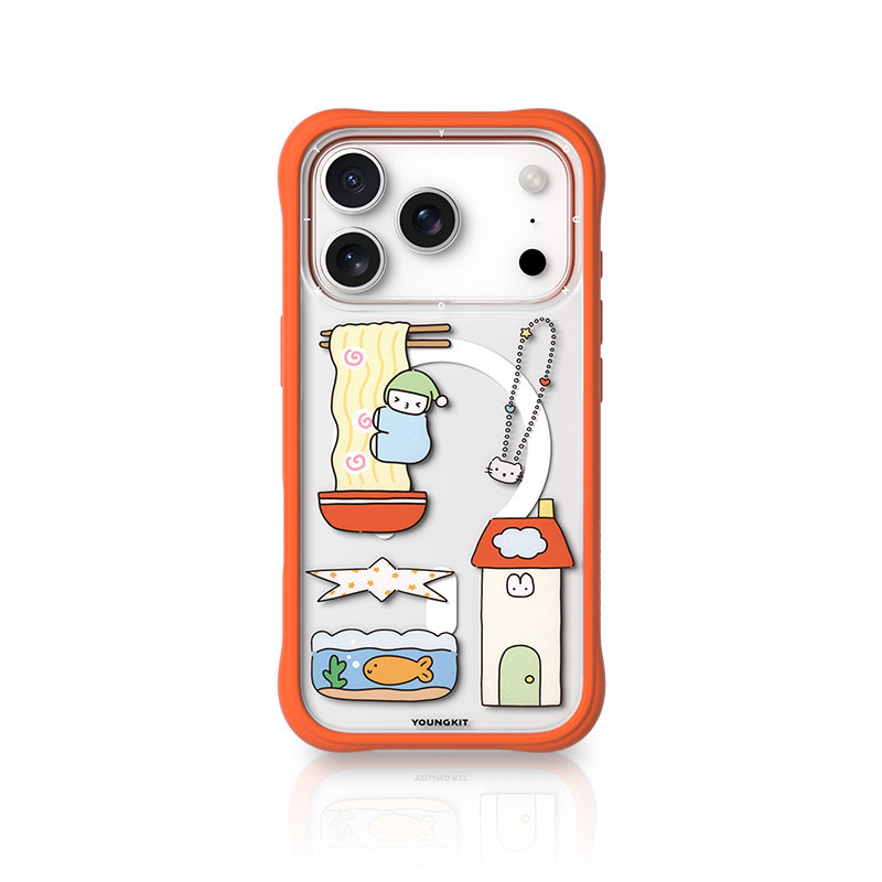 {Dynamic II Sweetheart Express} YOUNGKIT Ape Gas เหมาะสําหรับ Apple 17promax เคสโทรศัพท์เคสใหม่ 16pr
