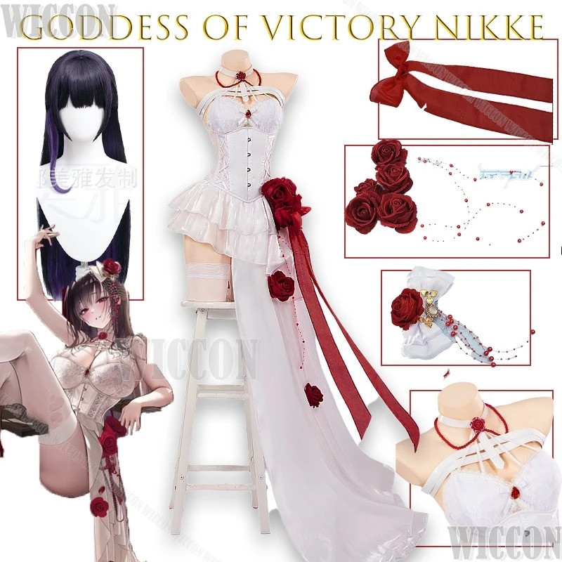 Mn Mihara The Pain Eater Cosplay Costume Goddess of Victory NIKKE Anime Game Character Gothic Lolita