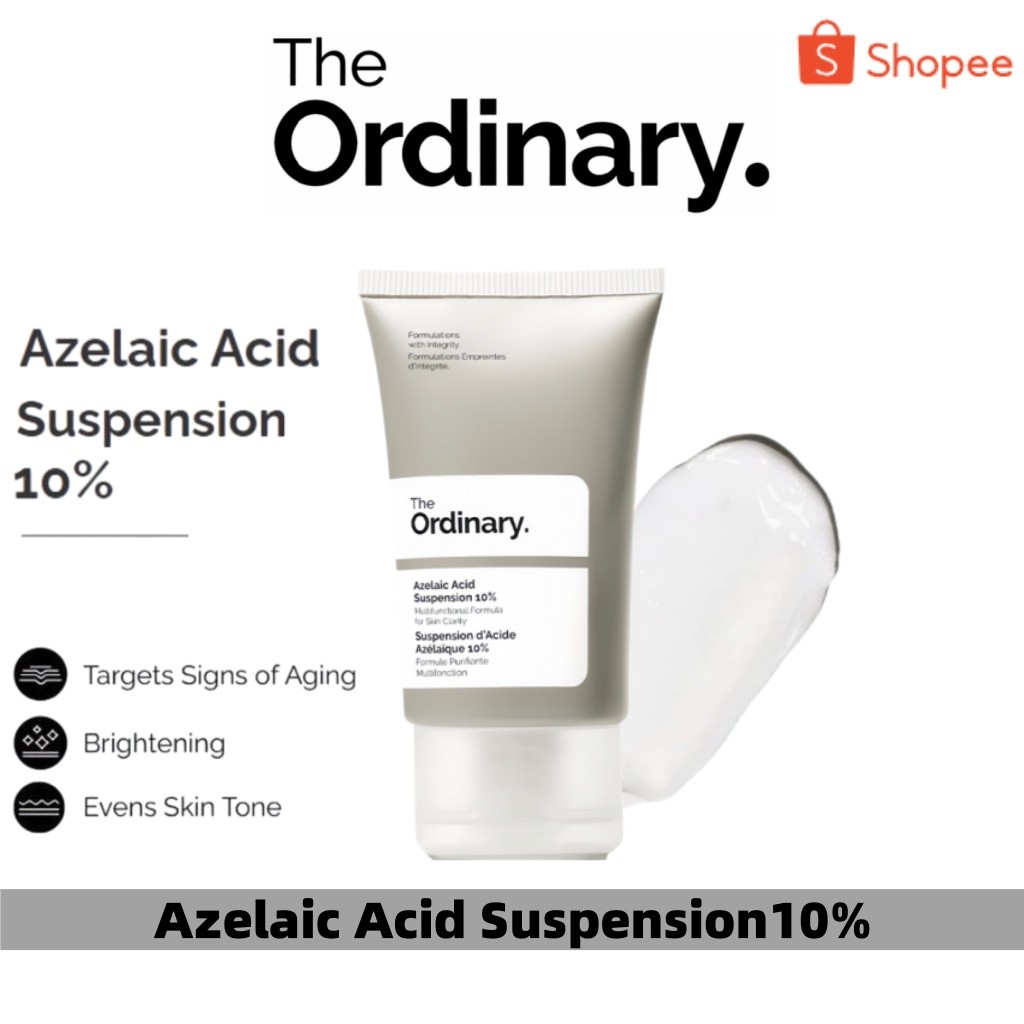 The Ordinary Azelaic Acid Suspension 10% 30 mL – เซรั่มลดสิวอุดตัน รอยสิว จุดด่างดำ ปรับผิวเรียบเนียน กระจ่างใส