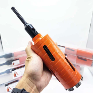 โฮลซอเจาะปูน หัวเพชร มีขนาด 25 ,32 ,38 ,51 ,63 ,76 ,102mm ความยาว 160 mm โฮซอล เจาะกำแพง เจาะคอนกรีต เจาะผนัง