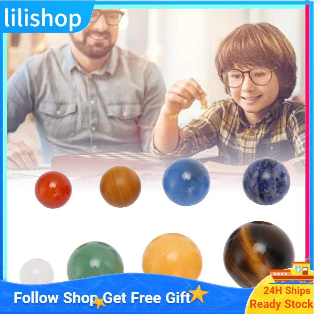 lilishop Planet Stress Balls Solar System Planets Palm Size 8 ชิ้นบรรเทาสำหรับครอบครัว