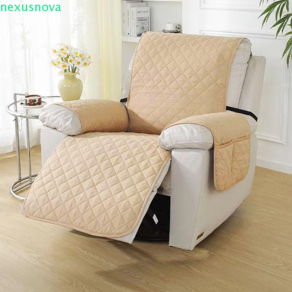 NEXUSNOVA 1 ที่นั่งผ้าคลุมโซฟาผู้เอนกาย,ผ้าคลุมอาร์มแชร์กันน้ําซักได้,โซฟากันลื่นที่ทนทานต่อการสึกหรอสากลห้องนอน