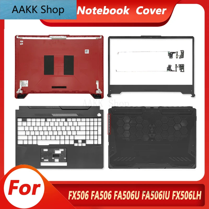 ใหม่แล็ปท็อปสําหรับ FX506 FA506 FA506U FA506IU FX506LH FX506LI LCD ปกหลังด้านหน้าบานพับ Palmrest ด้า