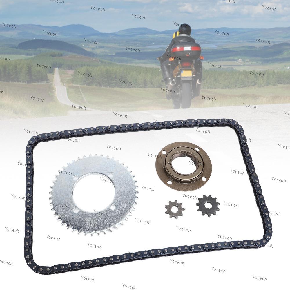 YOCEOH T8F ชุดโซ่สเตอร์, Toothless Flywheel 116 Links Chain T8F ชุดโซ่เกียร์, ทนทาน 44T เฟืองโซ่ชุด 