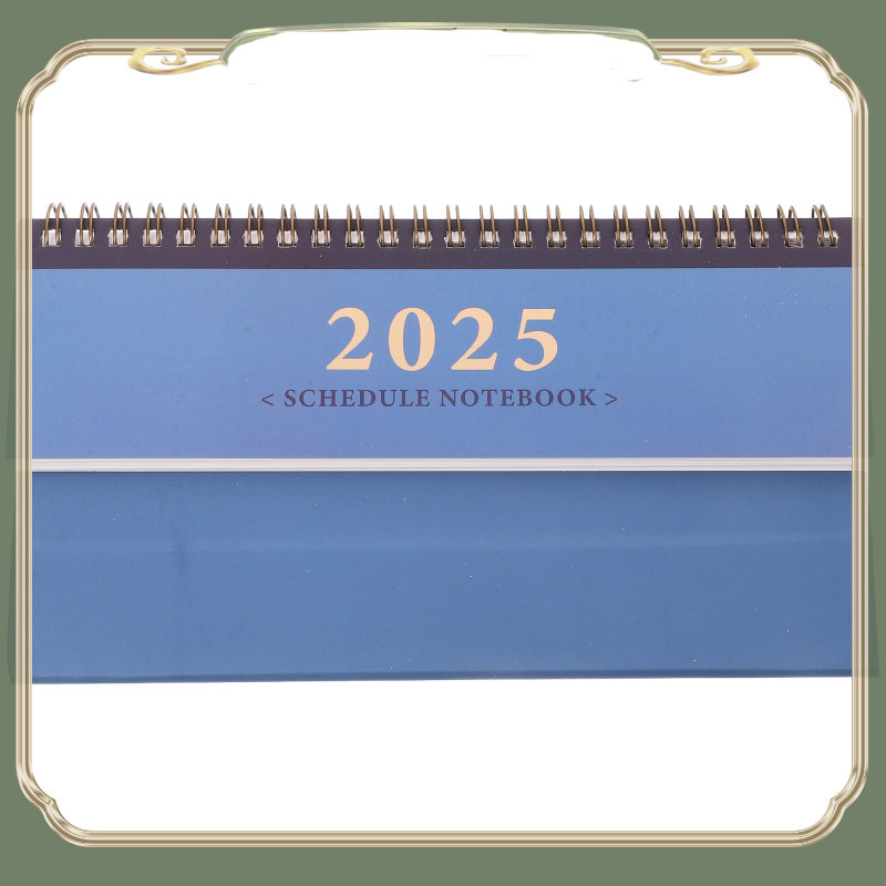 ปฏิทินขนาดเล็กแนวนอน Desktop Planner Office Calendar สําหรับปฏิทิน Calander