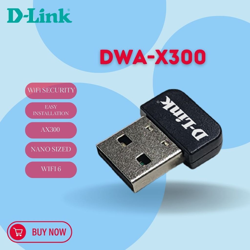 D LINK DWA X300 AX300 WI-FI 6 NANO USB