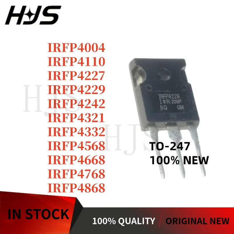 5PCS IRFP4668 IRFP4332 IRFP4229 IRFP4321 IRFP4004 IRFP4242 IRFP4868 IRFP4768 IRFP4227 IRFP4110 IRFP4