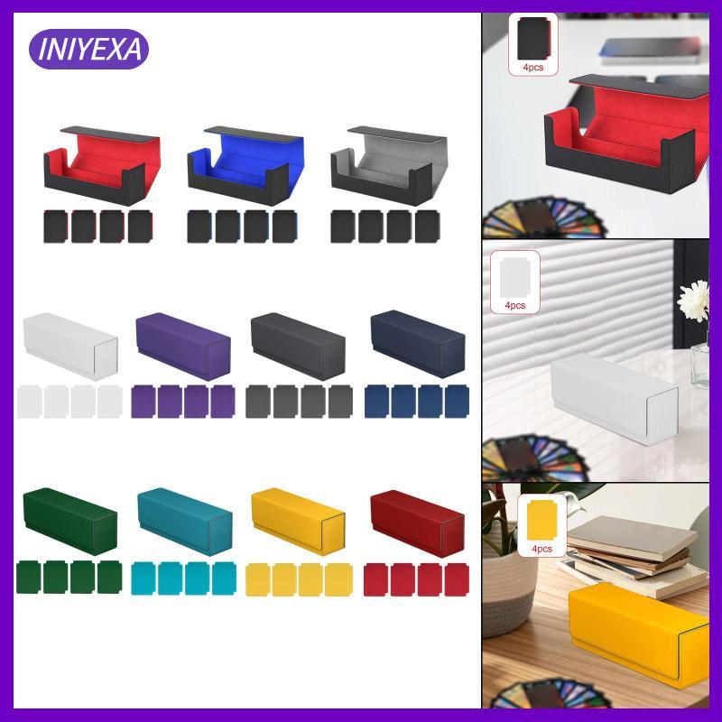 [Iniyexa] Trading Card Deck Box Sturdy for Cards Dice Gathering Card Toy Organization