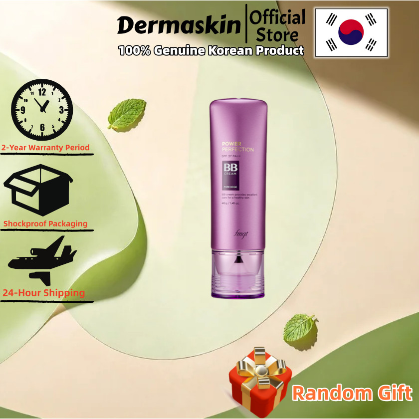 [THE FACE SHOP] Power Perfection BB Cream SPF 37 PA++ V203 Natural Beige 40g/ต่อต้านริ้วรอย กระจ่างใ