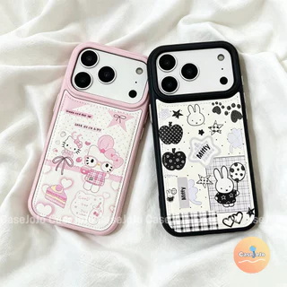 เคสโทรศัพท์หนังการ์ตูน ซานริโอ คิตตี้ มีฟีฟาย สำหรับ iPhone 14 15 Pro Max 11 Pro X/Xr/Xs/Xs Max 12 17 13 16 Plus เคสนิ่ม