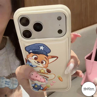 เคสโพรงใหญ่ ลับคู่นิคจูดี้ สัตว์น่ารัก สไตล์ฮิต สำหรับIPhone 17 15 16 13 11 AIR XR 12 14 Pro Max 7 16 14 15 8 Plus X SE