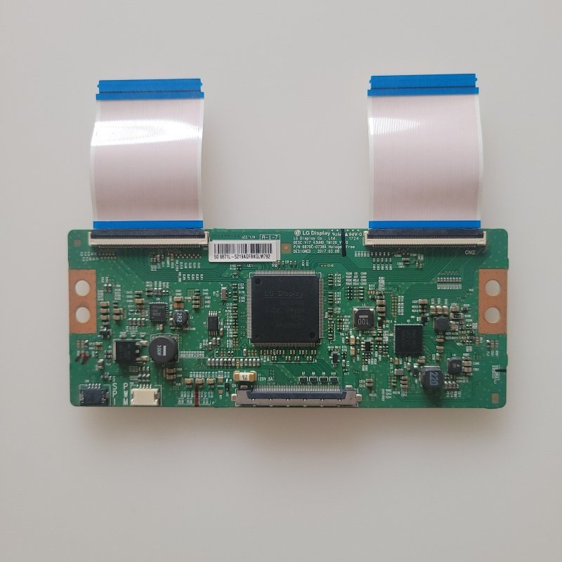 การสร้างต้นฉบับ 55V7 55M9 55V6 55G3 55M7S 55M5E Logic Board 6870C-0738A สายแบน