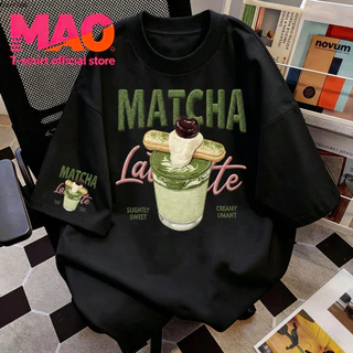 COD✅ (จัดส่งในกรุงเทพฯ) MAO Shop ❗ เสื้อยืดแขนสั้นพิมพ์ลายเครื่องดื่มเย็นสดชื่นในฤดูร้อน สไตล์เกาหลี ผ้าสบาย M02
