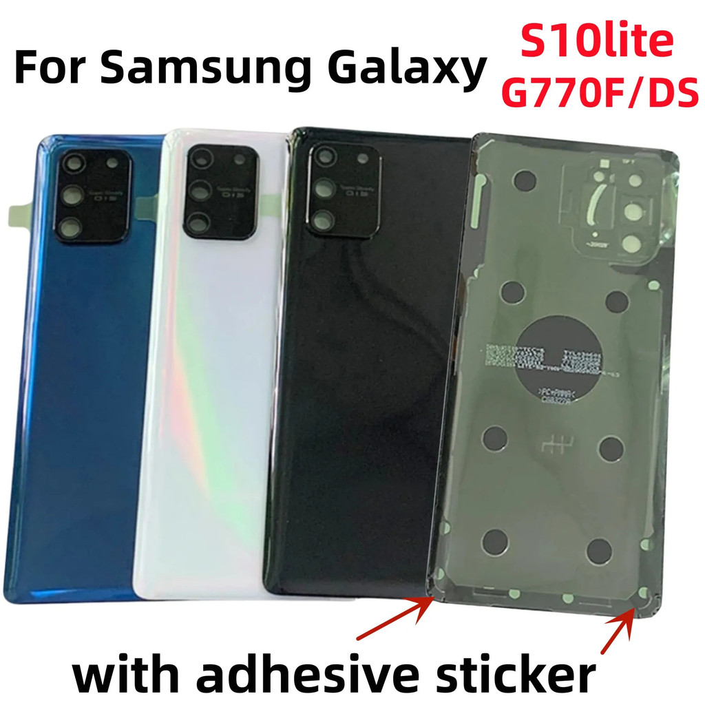 1X ฝาหลังแบตเตอรี่สําหรับ Samsung Galaxy S10lite SM-G770 SM-G770F/DS G770U1 S10Mini ฝาหลังอะไหล่ซ่อม