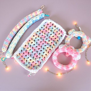 ของแต่งกรง เถาวัลย์แต่งกรง ที่แต่งกรง บันไดไหมพรม สำหรับ สัต…