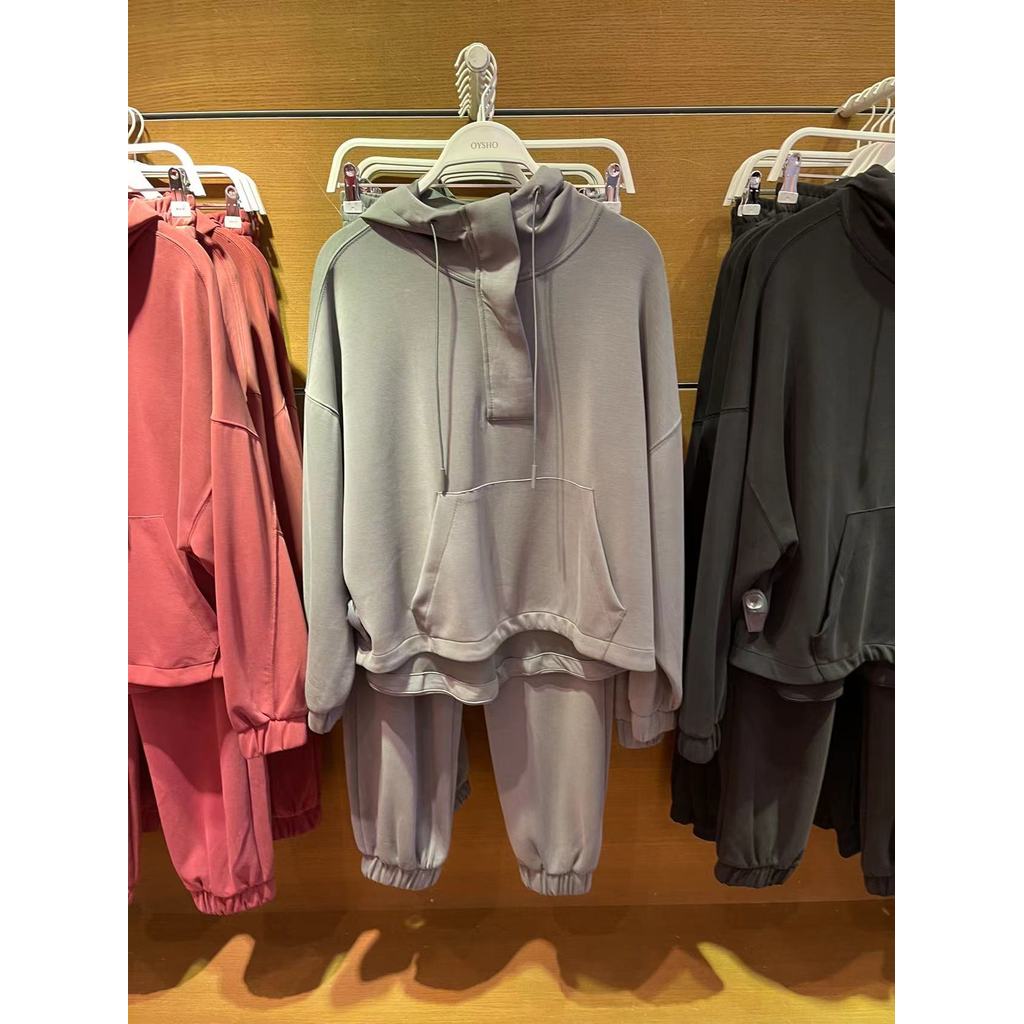 Oysho Modal Leggings Sweatpants Jogging Casual กางเกงกีฬากางเกงออกกําลังกายสุภาพสตรี 31239788374