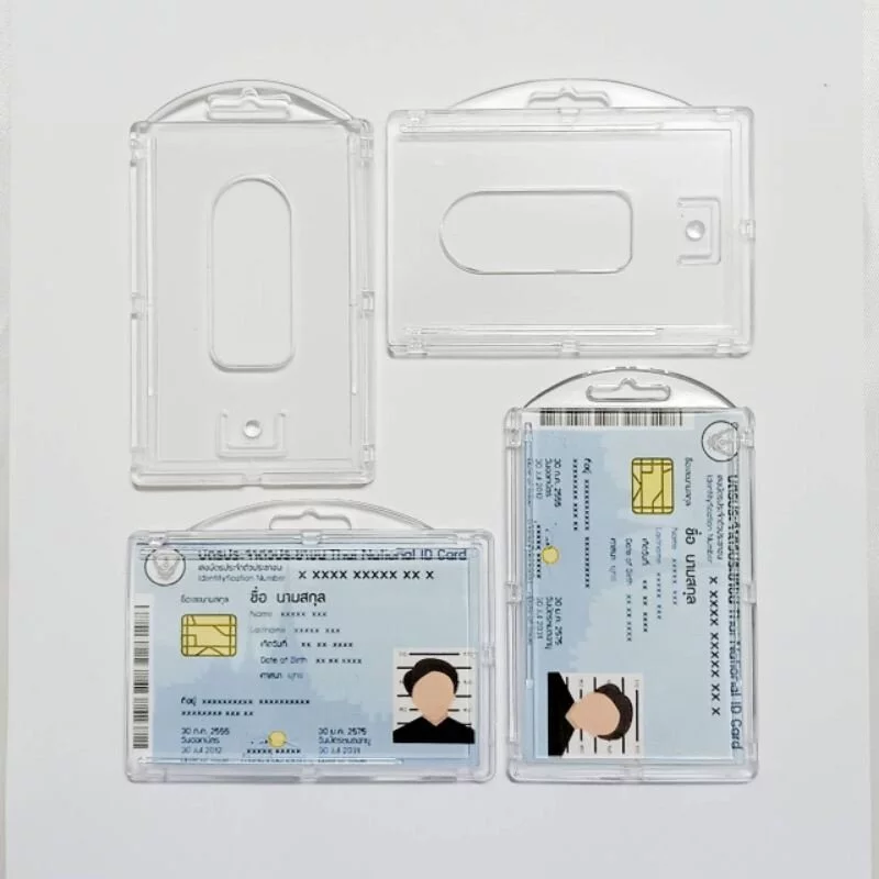 จัดส่งทันที🚀 กรอบใส่บัตร กรอบใส่บัตรพนักงาน กรอบใส่การ์ดอะคริลิค ที่ใส่การ์ด กรอบบัตร การ์ดเคส ที่ใส่บัตร กรอบป้ายชื่อ