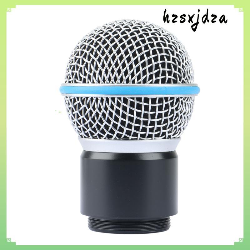 เปลี่ยนไร้สายมือถือไมโครโฟน Grille หัวแคปซูลสําหรับ BETA58 PG24 ไมโครโฟนไร้สาย hzsxjdza.th