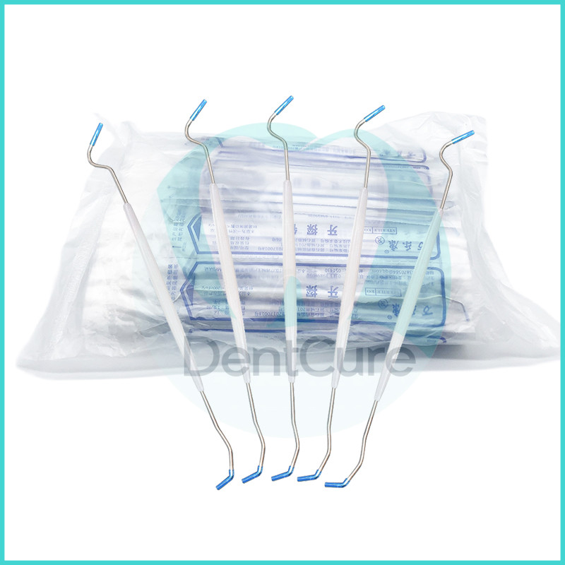 ชุดเครื่องมือทันตกรรมแบบใช้แล้วทิ้ง ปลายคู่ 90-95 ชิ้น สำหรับตรวจช่องปาก Dental Disposable Double Head Probe