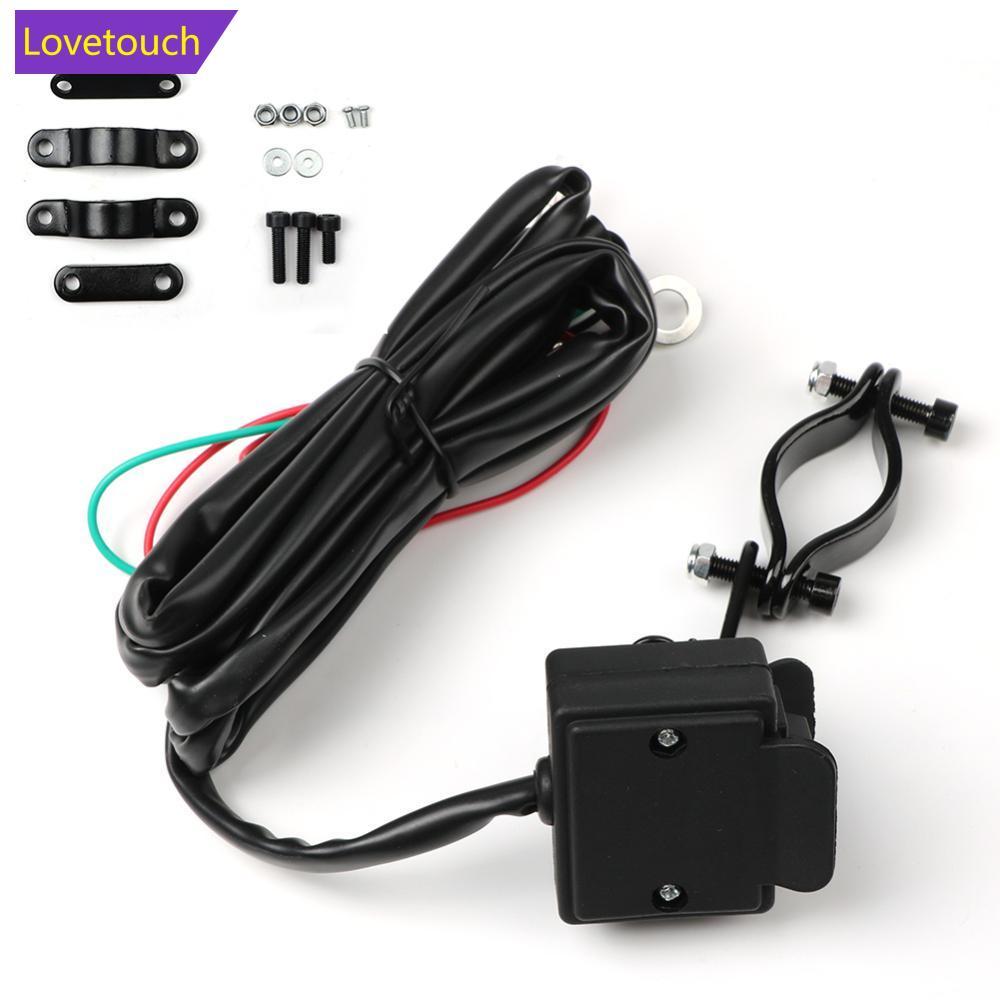 LOVETOUCH Heavy Duty ควบคุมแฮนด์สาย Winch Rocker สวิทช์ควบคุมแฮนด์ Warn สําหรับ ATV/UTV E7H5