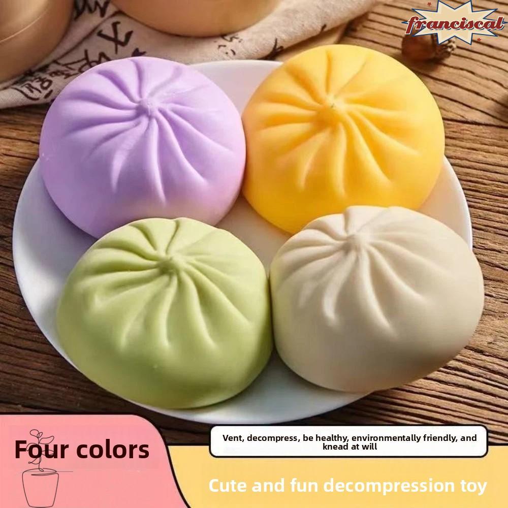 FRANCISCAL Slow Rising Squishy, Squishy Decompression Dough Giant Dumpling Squishy, Soft Squishes Fi