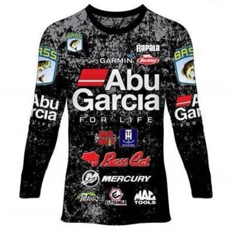 เสื้อตกปลาพิมพ์ลาย Abu Garcia