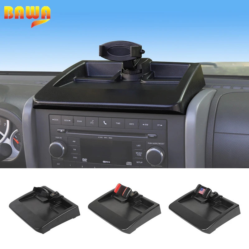BAWA Car Mobile Phone Holder Accessories For Jeep Wrangler JK 2007 2008 2009 2010