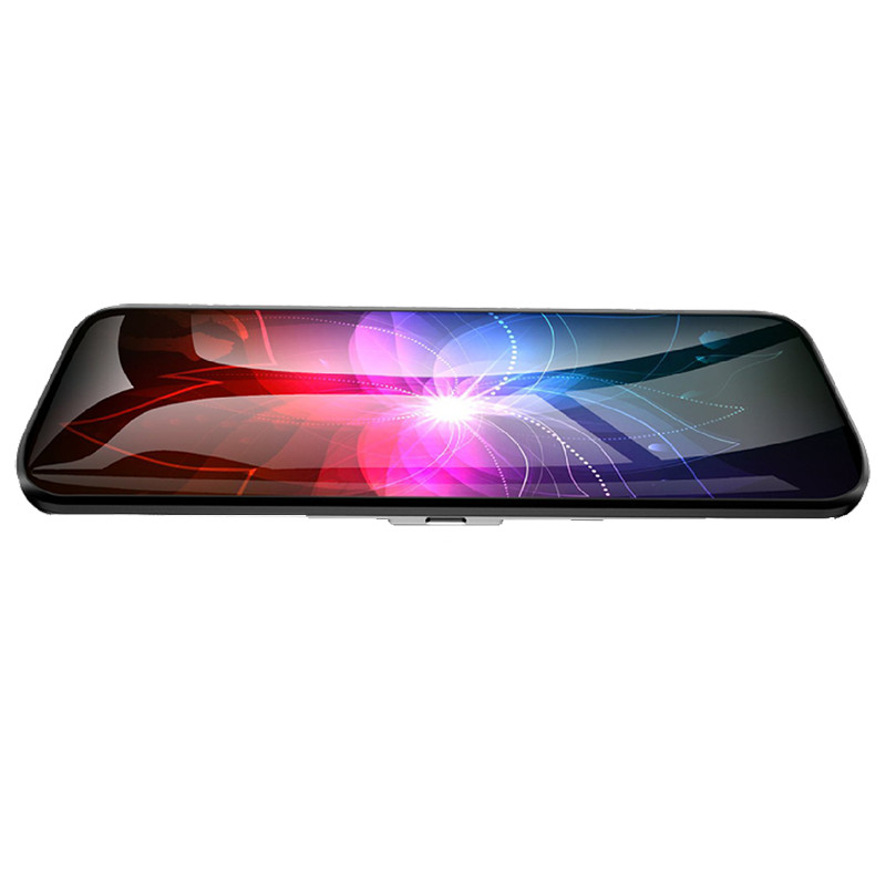 F First On-Site V8 Full-Screen Streaming Media เครื่องบันทึกการขับขี่ด้านหน้าด้านหลัง Dual-Lens Re