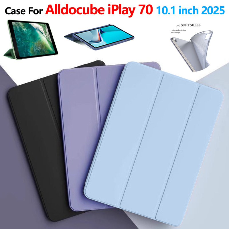 สําหรับ 2025 ALLDOCUBE iPlay 70 T1051 10.1 แฟชั่นคุณภาพสูงหนัง Flip Stand แท็บเล็ตสําหรับ alldocube iplay70 10.1 นิ้วปลอก