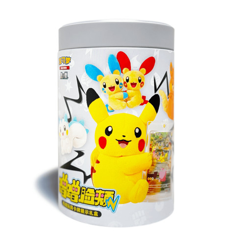Pokemon TCG จีน SC Nuzzle Cheeks ตุ๊กตาการ์ดแสดงกล่องของขวัญปิดผนึก