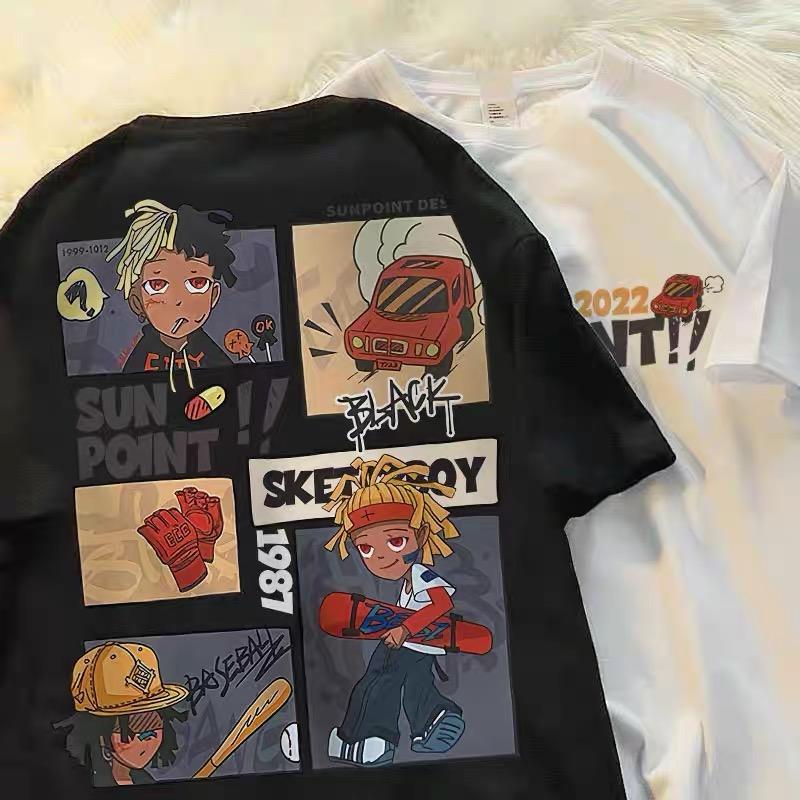 (ผ้าฝ้าย 100%) 2026 เสื้อยืดเด็ก cotton100% เนื้อผ้านุ่มระบายอากาศดี ใส่สบาย ระบายอากาศดี สำหรับเด็ก 6-13ปี ส่งเร็ว K602 - รูปที่ 2