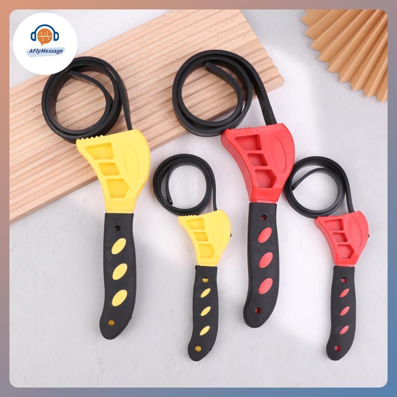 AFl 1 ชิ้น 6/8 นิ้วประแจกรองน้ํามัน Puller สายคล้อง Spanner Chain ประแจสายคล้องคอ,ปรับ Disassembly เ