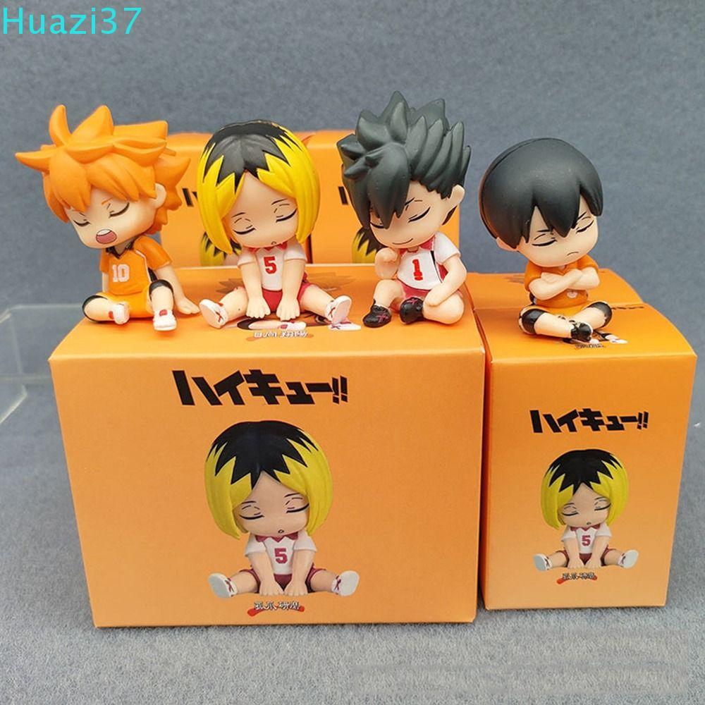 COMAME 4 ชิ้น/เซ็ตอะนิเมะ Haikyuu Action Figure, PVC Keiji Oikawa Tooru กล่อง, Iwaizumi Hajime รุ่น 