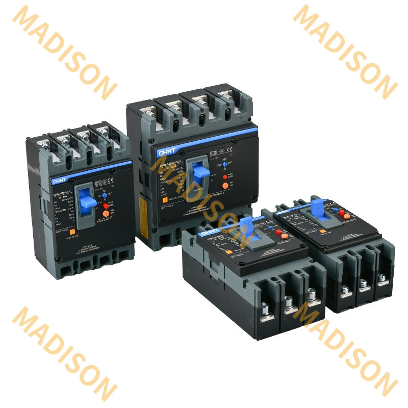 CHINT ELCB RCBO 63A-630A ป้องกันการรั่วไหล Circuit Breaker NXMLE Series NSX100 NSX100N NSX160 NSX160
