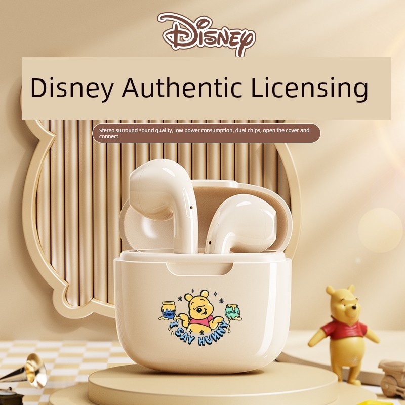 หูฟังบลูทูธ หูฟังไร้สาย ชุดหูฟังบลูทูธ Disney Apple Huawei Xiaomi Girl