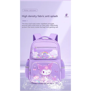กระเป๋านักเรียนหญิง Sanrio น่ารัก,กระเป๋านักเรียนกันน้ำขนาดใหญ่,กระเป๋านักเรียนหวานระบายอากาศได้