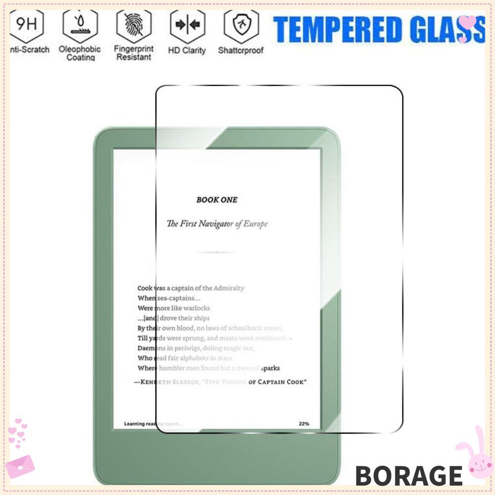 ฟิล์มกันรอยหน้าจอ BORAG e-Reader, กระจกนิรภัยกันกระแทกรุ่นที่ 12, 2024 ป้องกันรอยขีดข่วน 6 นิ้ว C2V2