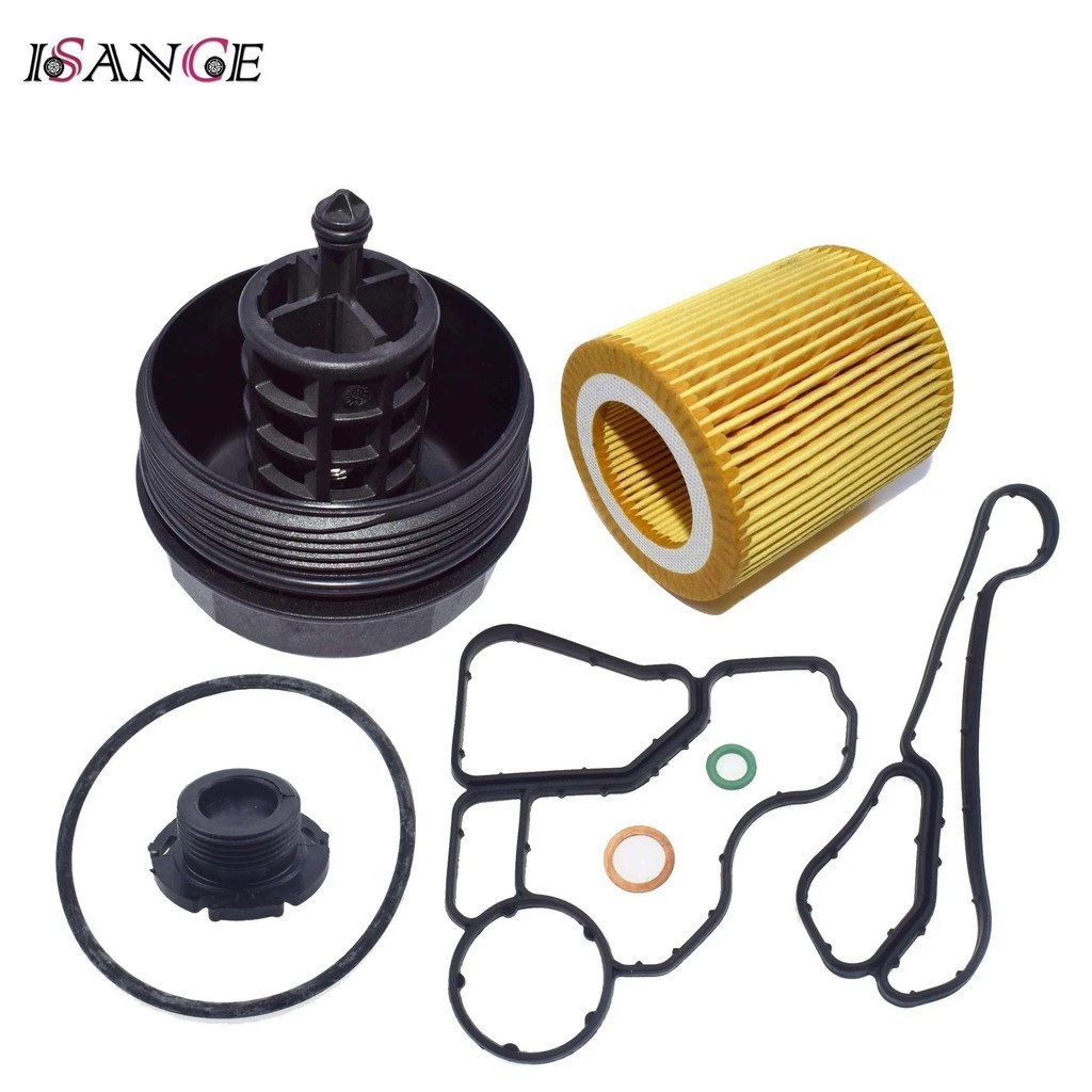 กรองน้ํามันเครื่องHousingCoverCapGaske Seals & OilPanPlugสําหรับBMWE60E71E72E82E84E89E85E90X1X3X4X5X