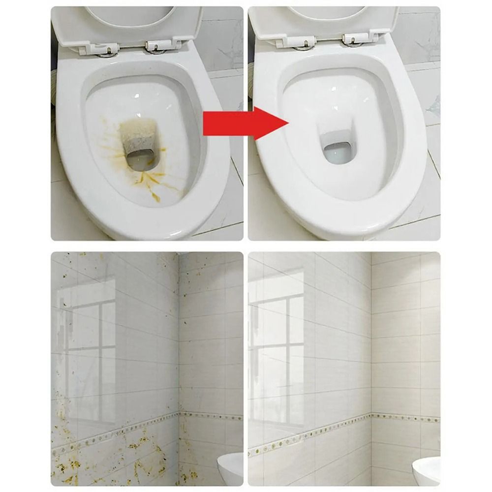 FANIELLAPOWELL 1 ชิ้นแปรงทําความสะอาดห้องน้ํา,พร้อมช่องเก็บของของเหลว 100ML ความจุทําความสะอาดฟองน้ําแปรง, Anti-Scratch มัลติฟังก์ชั่แปรงครัว - รูปที่ 2