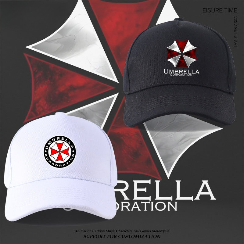 Umbrella Corporation Logo Baseball Cap Unisex Sun Protection Hat | หมวกแก๊ปสัญลักษณ์ Umbrella – โปรปัง