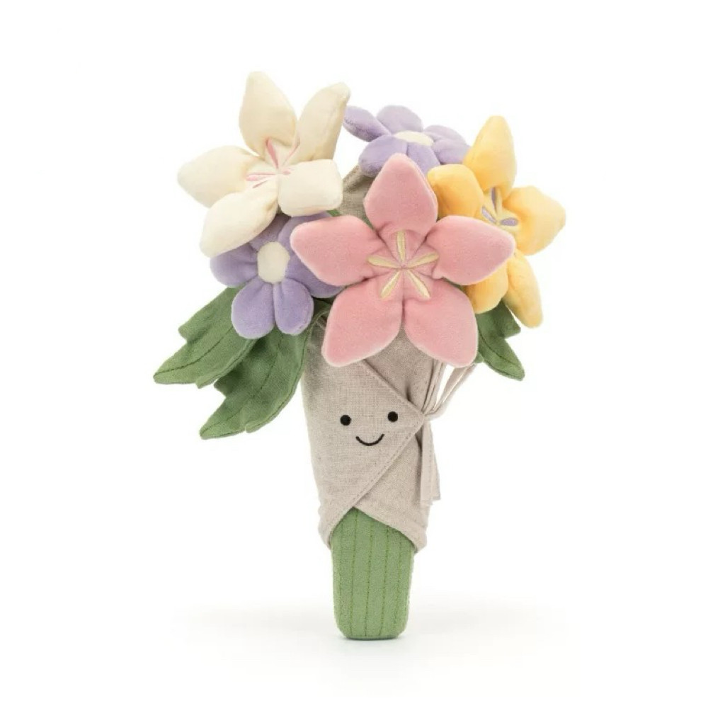 ตุ๊กตาช่อดอกไม้รวม Amuseable Bouquet of Flowers ดอกไม้หลากสี นุ่มนิ่ม ของขวัญวาเลนไทน์ รับปริญญา