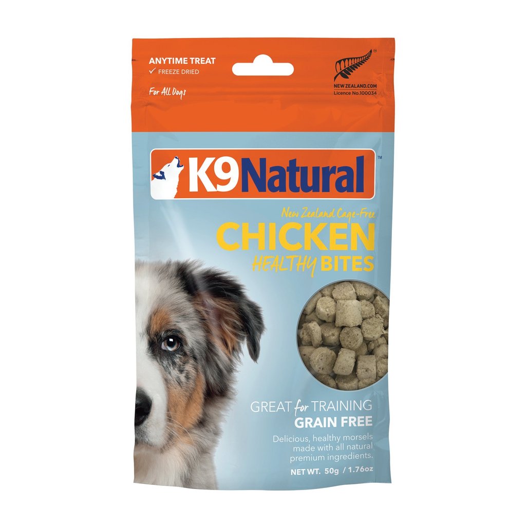 K9 Natural Freeze-Dried Dog Treats - 50g (Lamb, Chicken, Beef)